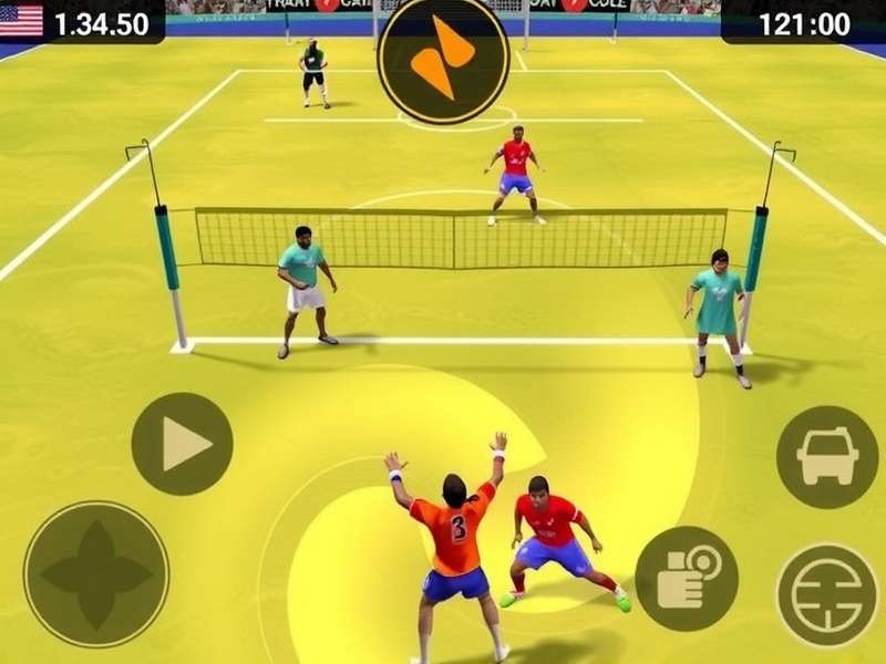 Bharat Volley Pro Gameplay Screenshot