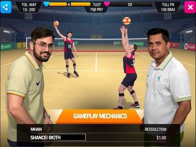 Bharat Volley Pro Gameplay Mechanics